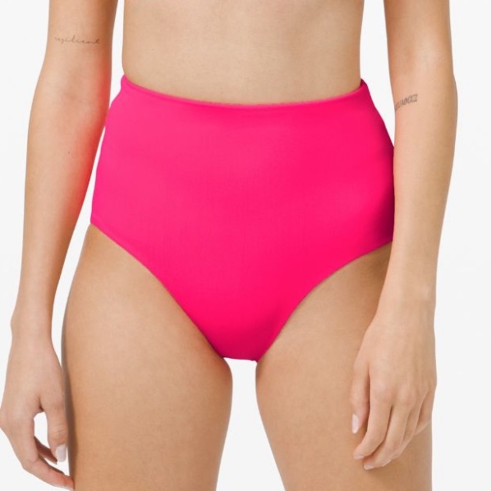 Lululemon Deep Sea High Waist Medium Bottom, 4